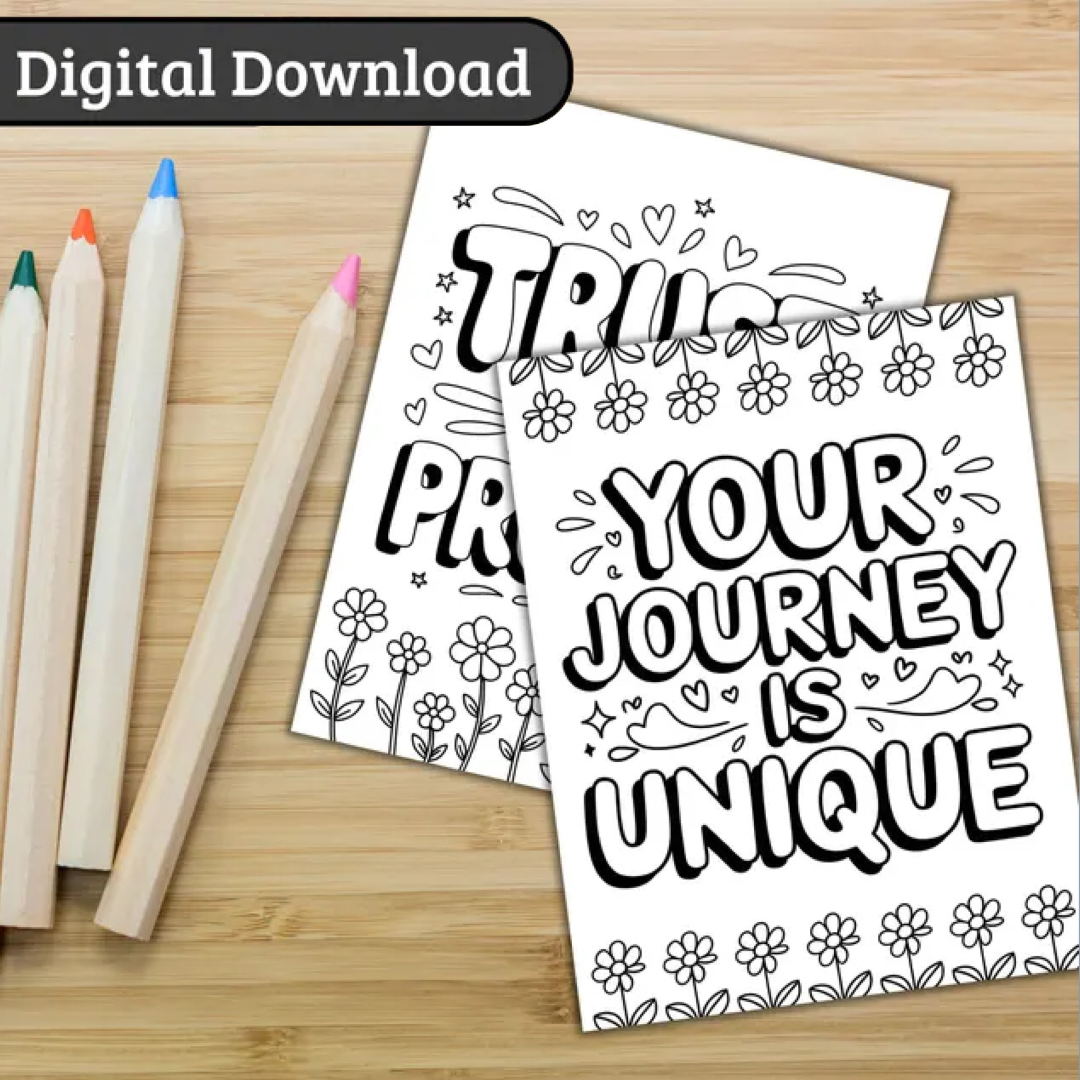 Mental Health Coloring Pages, Motivational Quotes Color Page, Inspirational Coloring Book, Positive Coloring Book, Motivational Coloring book