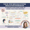 Nervous System Regulation Workbook, Polyvagal Theory, Somatic Exercises, Anxiety Relief, Grounding Techniques, Window of Tolerance, Stress Relief