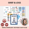 Grief & Loss Mega Bundle: 200+ Page Healing Worksheets