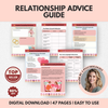 Relationship Advice Guide couples counseling worksheet relationship goals Marriage help workbook healthy couple marital therapy