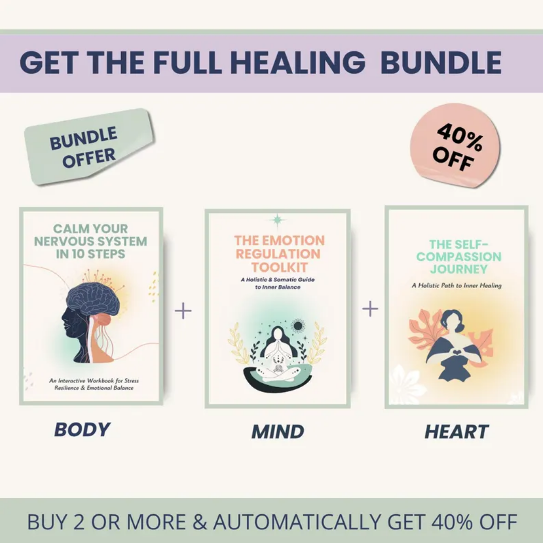 8-Step Self-Compassion Workbook to Rebuild Trust & Inner Safety, Quiet Your Inner Critic, Somatic & Therapeutic Practices